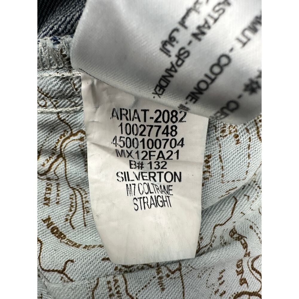 Ariat M7 Rocker Stretch Coltrane Stackable Straight Leg Jean Silverton - 30x34 - Picture 9 of 12